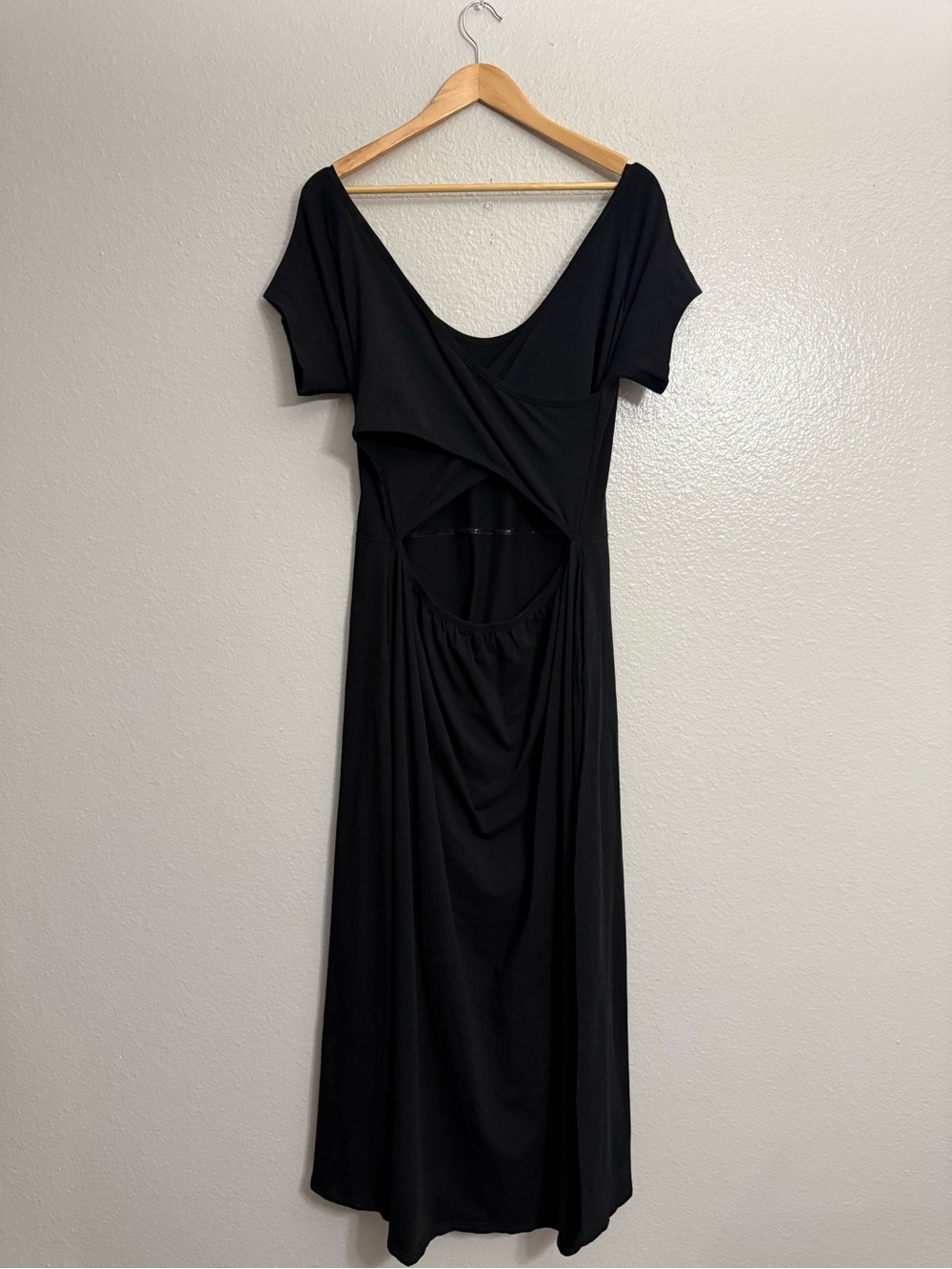 Pact Organic Cotton Fit & Flare Crossback Maxi Dress - Picture 6 of 9